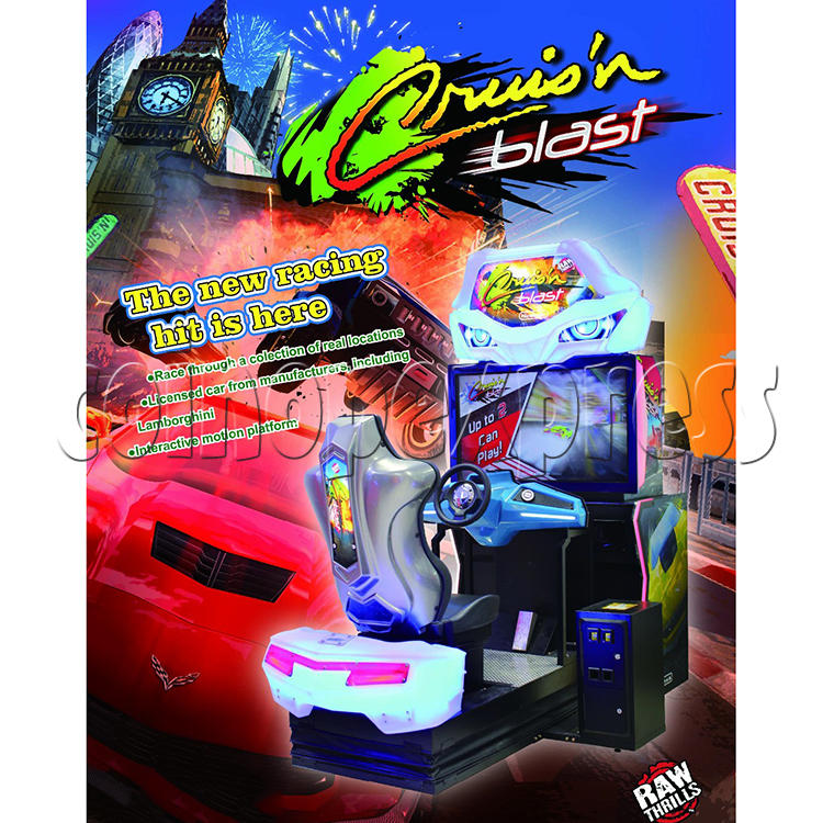 Cruis’n Blast Motion Racing Car Arcade Game Machine