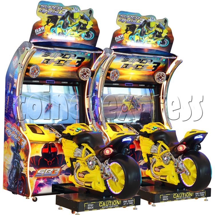 Super Bikes 3 Motorcycle Racing Arcade Game Machine