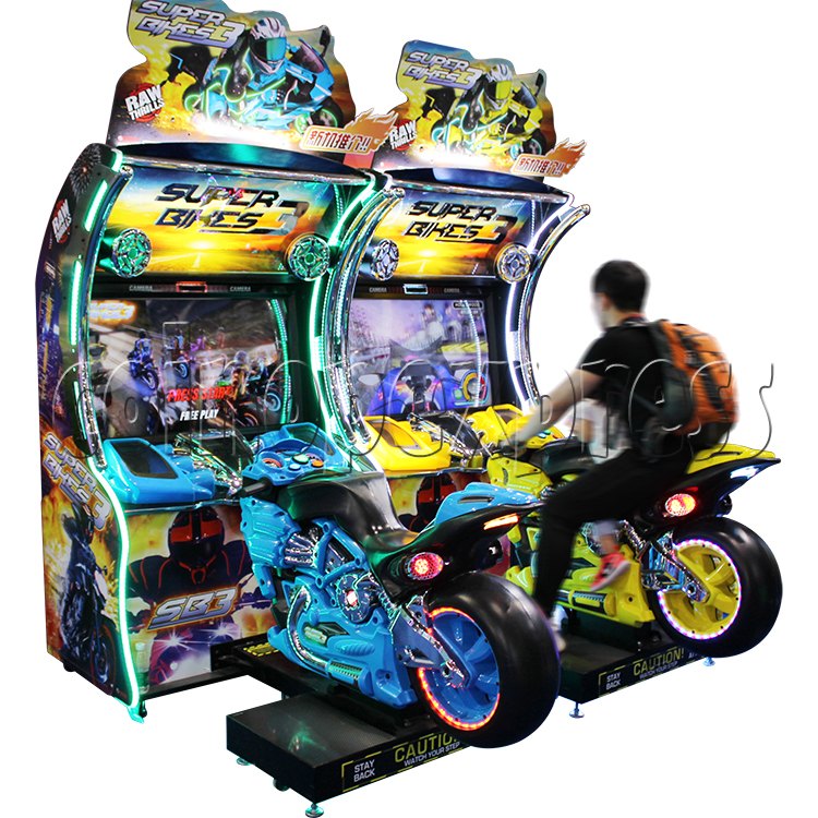 Super Bikes 3 Motorcycle Racing Arcade Game Machine