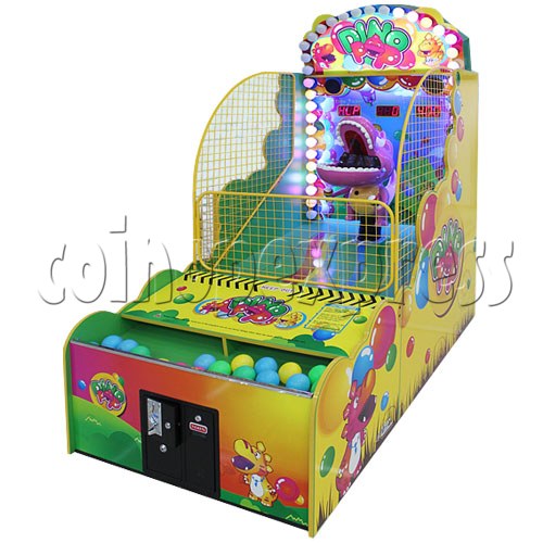 Dino Pop Ball Shooter Ticket Redemption Machine