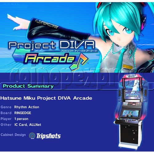 Hatsune Miku Project Diva Arcade Machine