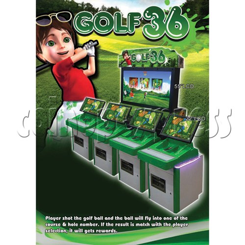 Golf 36 Sport Video Game (4 players)